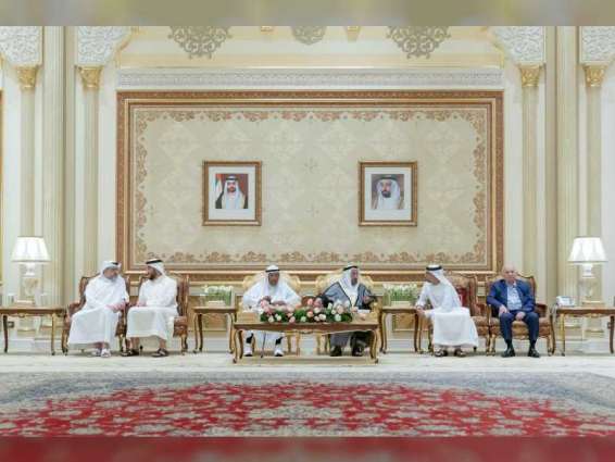 Sharjah Ruler accepts Ramadan greetings from Umm Al Qaiwain Deputy Ruler