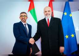 Abdullah bin Zayed, Albania PM witness signing of cooperation agreement