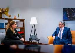 عبدالله بن زايد يلتقي في تيرانا وزيرة أوروبا والشؤون الخارجية في ألبانيا