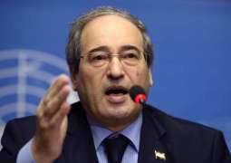 Syria to Open Embassy in Tunisia in Coming Days - Syrian Foreign Minister Faisal Mekdad