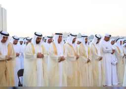RAK Ruler performs Eid Al Fitr prayer at Khuzam's Eid Grand Musalla
