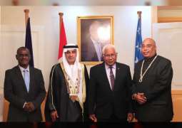 الحاكم العام لجزر سليمان يتسلم أوراق اعتماد سفير الإمارات
