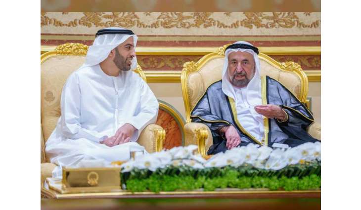 Sharjah Ruler accepts Ramadan greetings from RAK Crown Prince