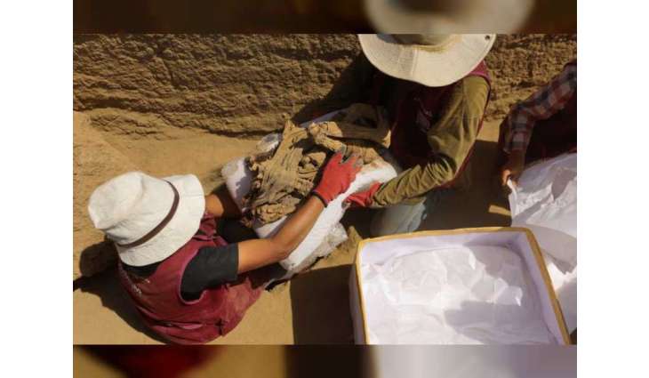 Archaeologists in Peru find adolescent mummy wrapped in bundle