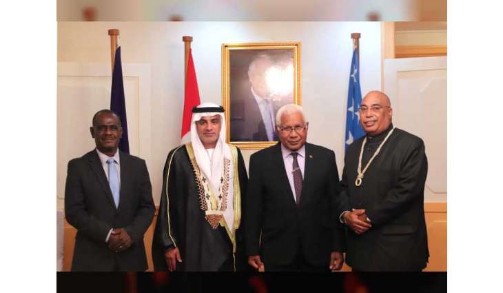 الحاكم العام لجزر سليمان يتسلم أوراق اعتماد سفير الإمارات