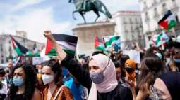 March in Support of Palestine Held in Capital of Jordan