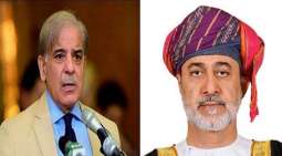 رئیس الوزراء شھباز شریف یجري اتصالا ھاتفیا مع سلطان سلطة عمان ھیثم بن طارق المعظم