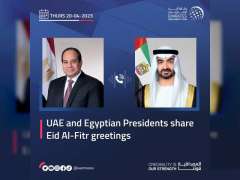 UAE and Egyptian Presidents share Eid Al-Fitr greetings