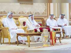 Sharjah Ruler receives champions of UAE President's Cup