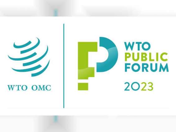 WTO Public Forum 2023 to examine how trade can contribute to a greener, more sustainable future