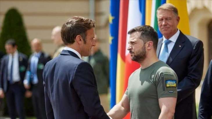 Zelenskyy Says Discussed Ukraine-France Defense Cooperation With Macron