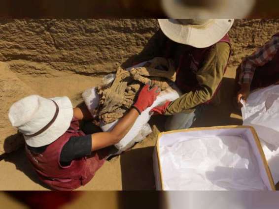 Archaeologists in Peru find adolescent mummy wrapped in bundle