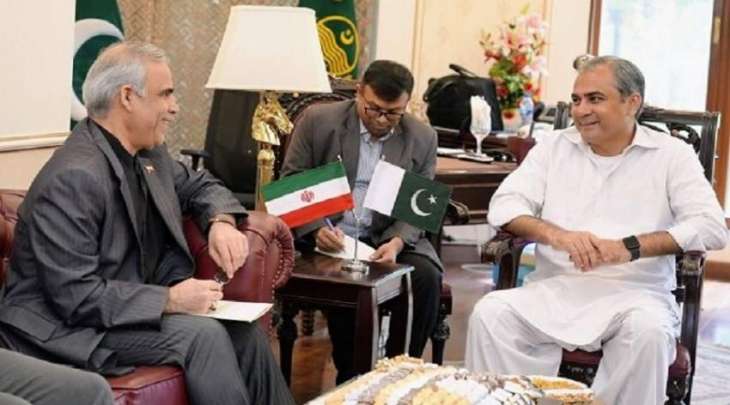 رئیس حکومة البنجاب یستقبل القنصل العام الایراني بمدینة لاھور
