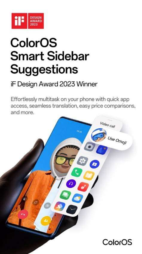 Smart Sidebar Suggestions - iF Design Awards 2023 Winner