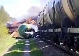 Freight Train's Wagons Derail in Russia's Bryansk Region - Russian Railways