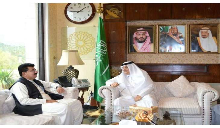 رئیس مجلس الشیوخ محمد صادق سنجراني یجتمع بسفیر السعودیة لدی اسلام آباد