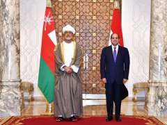 Egyptian President, Oman's Sultan review regional, international developments