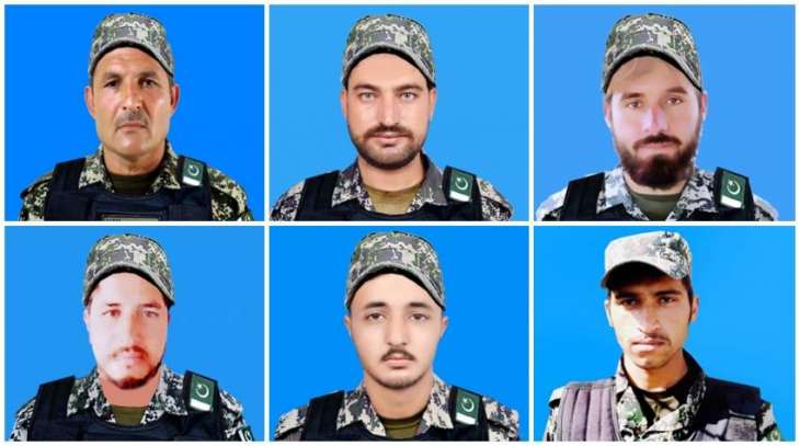Six soldiers martyred in exchange of fire with terrorists