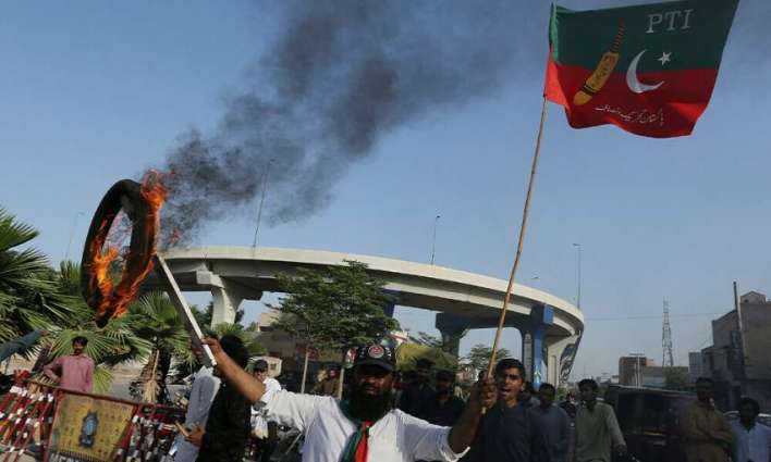 Protests erupt across Pakistan following Imran Khan’s arrest
