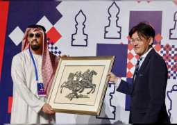سلطان بن خليفة بن شخبوط يتوج أبطال شطرنج آسيا في كازاخستان