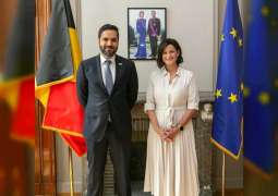سفير الإمارات يلتقي رئيسة مجلس الشيخ البلجيكي