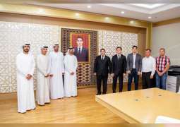 سفير الإمارات بتركمانستان يستقبل وفد نادي أبوظبي للدراجات الهوائية