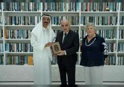 رئيس  مالطا يطلع على جهود مكتبة محمد بن راشد المعرفية