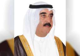 حاكم أم القيوين يهنئ أمير قطر بمناسبة الذكرى العاشرة لتوليه مقاليد الحكم