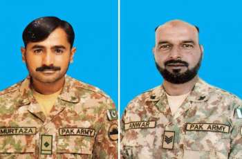 Two soldiers embrace martyrdom during fire exchange with terrorists