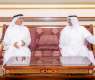 حاكم الفجيرة يطلع على مبادرات "أوقاف دبي" الانسانية