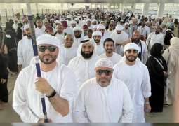 حجاج البعثة الرسمية لحكومة دبي يعبرون عن امتنانهم  للقيادة الرشيدة