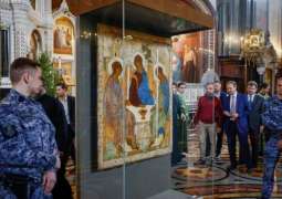 Trinity Icon Moved From Moscow Cathedral to Grabar Art Center