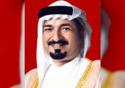 حاكم عجمان يعزي أمير قطر والأمير الوالد بوفاة محمد بن حمد بن عبدالله آل ثاني