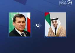 Mansour bin Zayed receives condolences from Rashid Meredov on Saeed bin Zayed’s passing