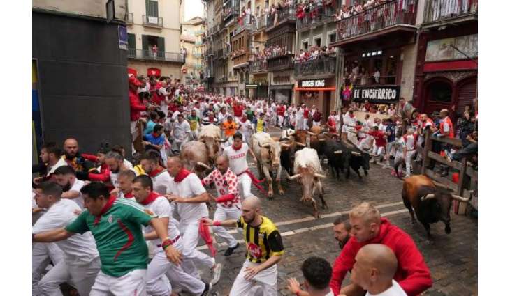 Six People Injured in Bull Run at Spain's San Fermin Festival