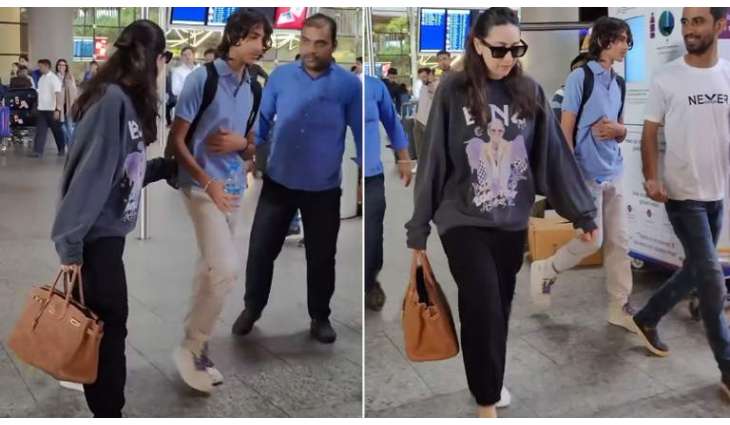 Karisma’s son faces criticism for refusing to pose with mother