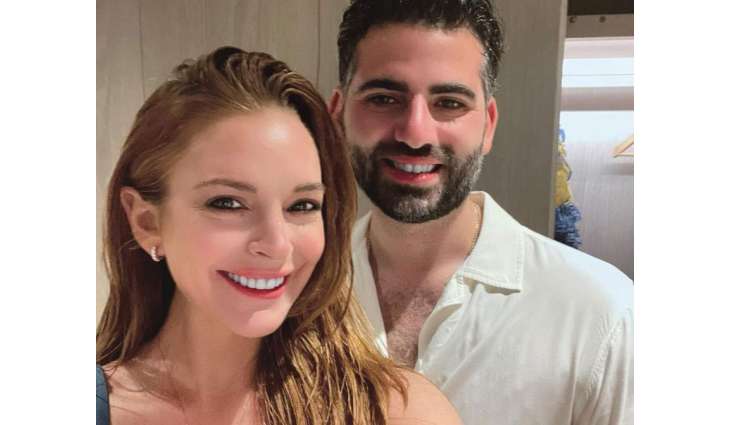 Lindsay Lohan welcomes baby boy with husband Bader Shammas