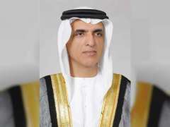 حاكم رأس الخيمة يعزي ملك البحرين بوفاة الشيخ راشد بن صباح بن حمود 
