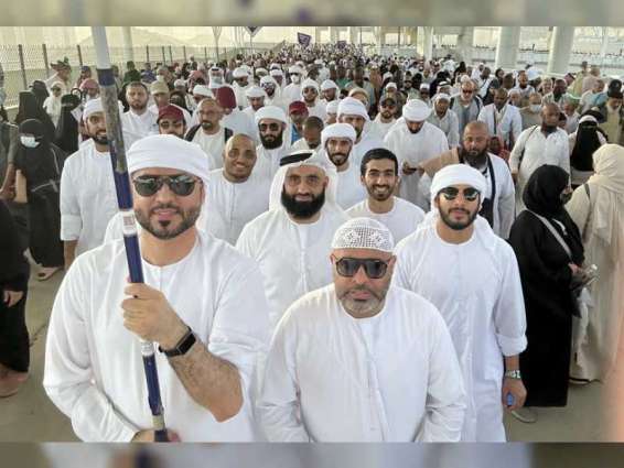 حجاج البعثة الرسمية لحكومة دبي يعبرون عن امتنانهم  للقيادة الرشيدة