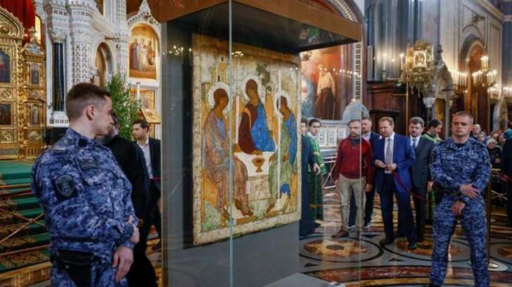 Trinity Icon Moved From Moscow Cathedral to Grabar Art Center