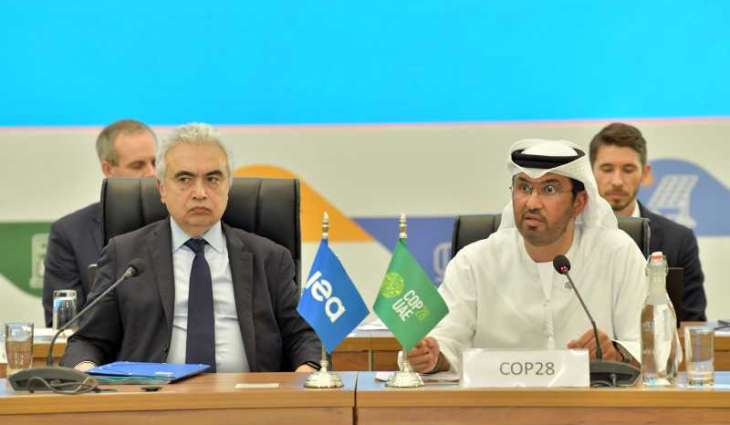 ‏COP28 ووكالة الطاقة الدولية يناقشان مع مسؤولي قطاع الطاقة العالمي تسريع العمل لتحقيق انتقال مسؤول ومنطقي وعادل في القطاع