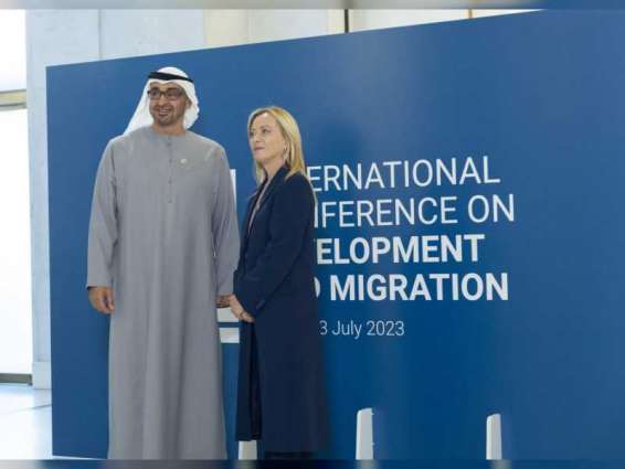 UAE President participates in International Conference on Development and Migration in Rome