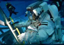 Two UAE astronauts conduct spacewalk training at NASA’s neutral buoyancy lab
