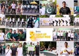 Lahore’s Cycling Enthusiasts Participate in the ‘realme Leap Up Azadi Ride’ to Commemorate Independence Day