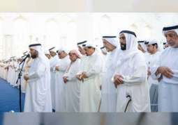Rulers of Ajman and UAQ perform funeral prayers on body of Sheikh Saud bin Abdullah Al Nuaimi