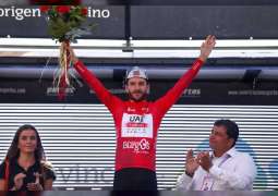 UAE Team Emirates' Adam Yates takes podium at Vuelta Burgos in Spain