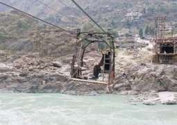 Army Helicopter on rescue mission to save eight passengers stranded in Battagram chairlift