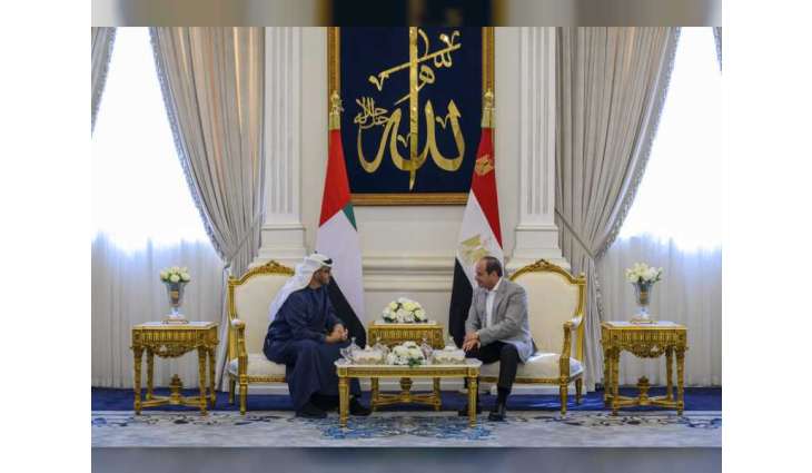 UAE and Egyptian presidents discuss brotherly ties