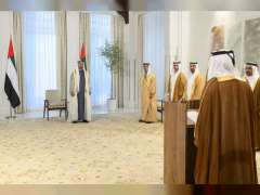 UAE ambassadors to Qatar and Kenya sworn in before President
