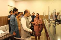 SMBR Nabeel Javed visits e-Khidmat Center at ASTP to hold progress review meeting on newly introduced e-Registry service